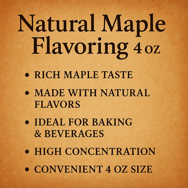 LD Carlson Natural Maple Flavoring 4 oz