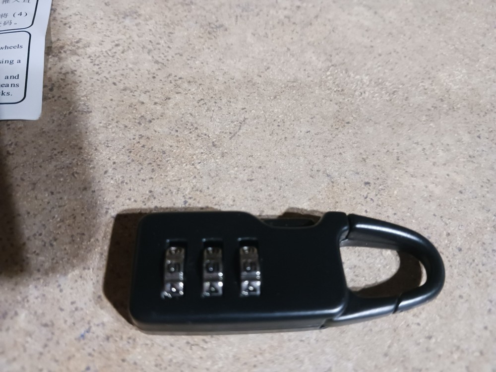 NEW Small 3 Digit Combo Padlock for securing Luggage, backpacks, etc