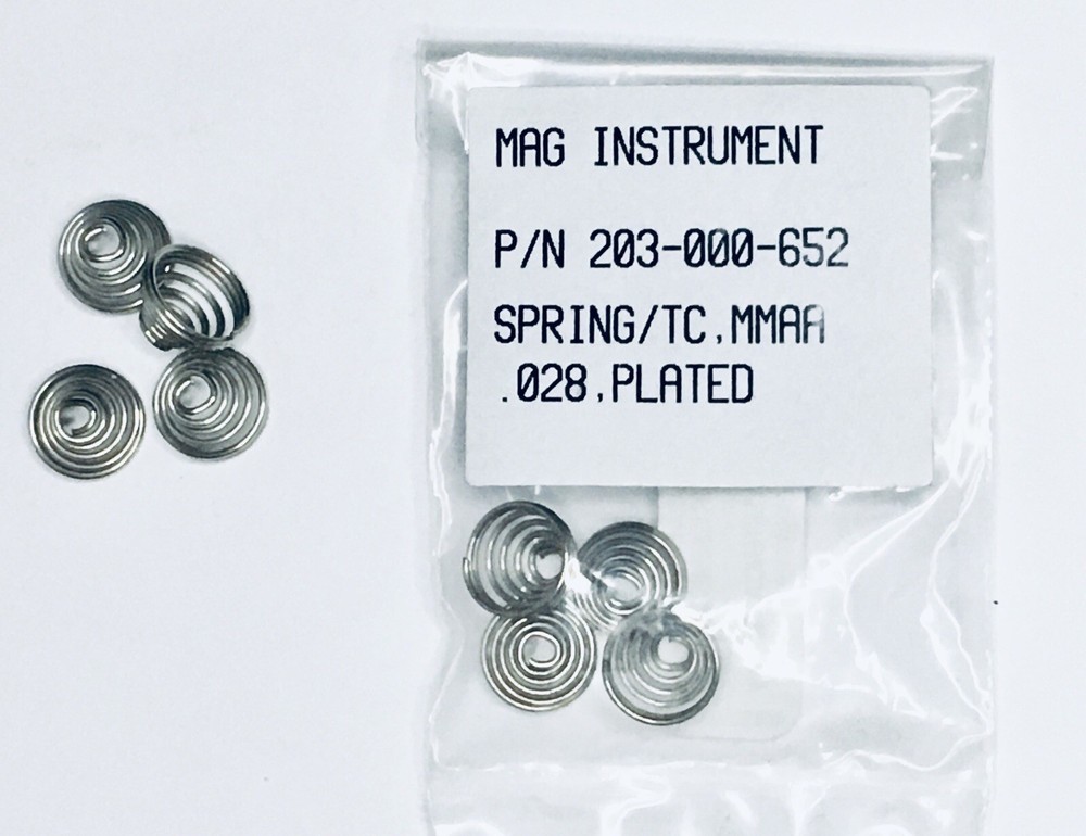 4 Pack AA Mini Maglite Replacement Battery Contact Spring # 108-000-044