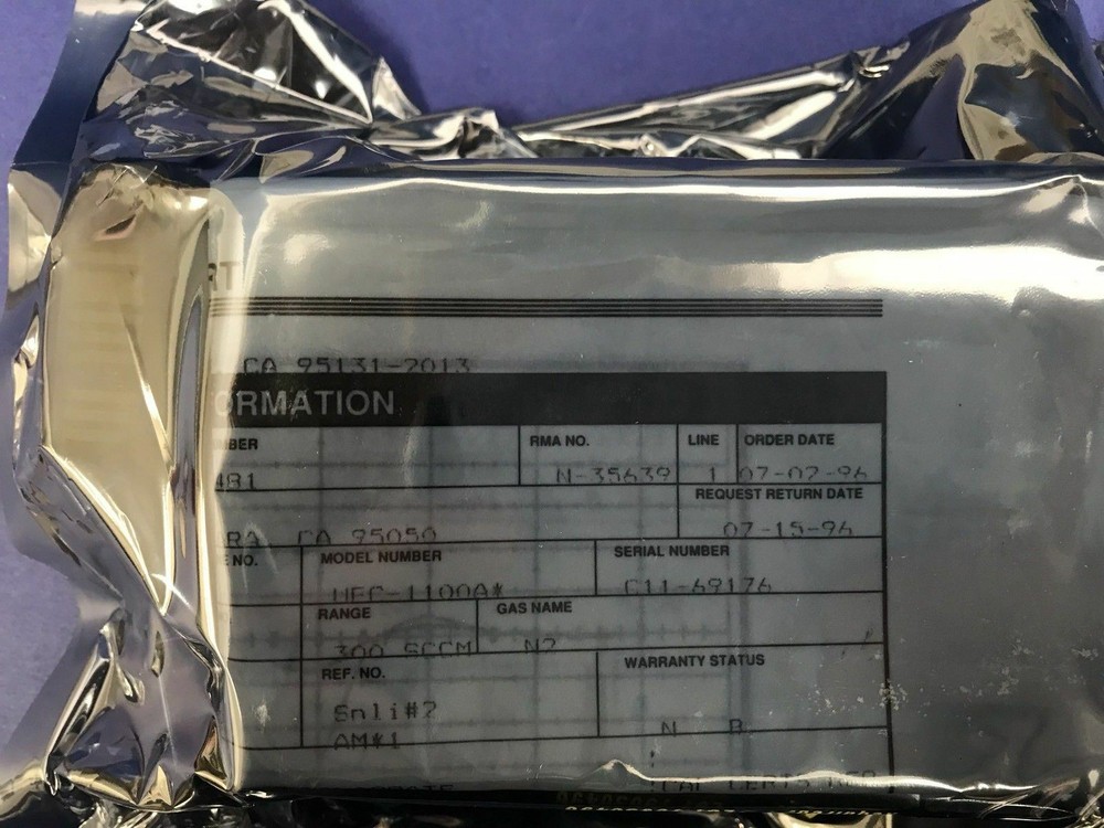 Unit UFC-1100A Mass Flow Controller, N2, 300 SCCM, Refurbished
