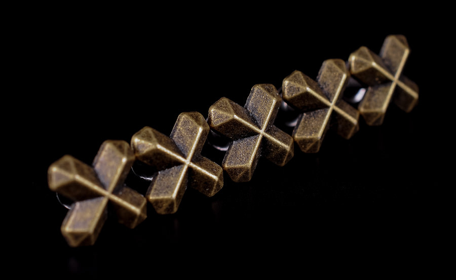 30pc 15*12MM DIY SOLID COPPER CROSS BUTTON CONCHO STUD RIVET LEATHER CRAFT BIKER