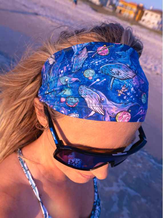 Spacefish Army Scuba Headband - Cosmic Whale