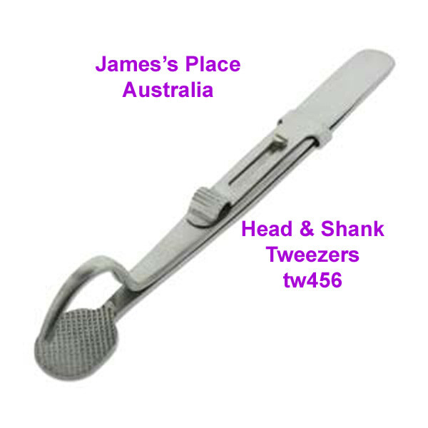 Head & Shank Tweezers - Side Locking