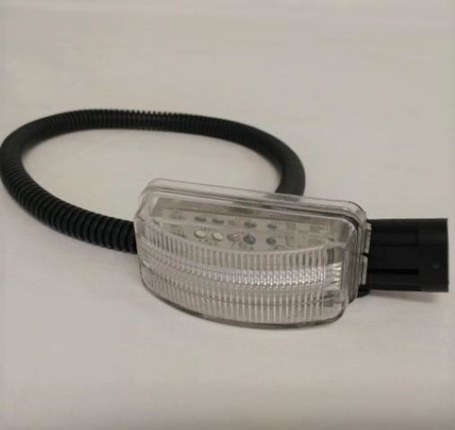 12V 15 Series Incan. Clear Rectangular Utility Light - P/N 15200C