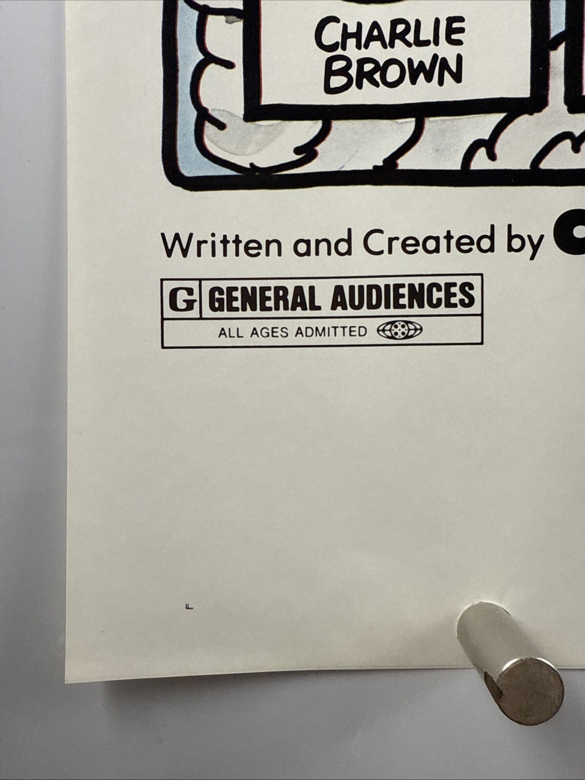 CHARLIE BROWN RACE FOR YOUR LIFE Movie Poster (VeryFine-) One Sheet 1977 24876