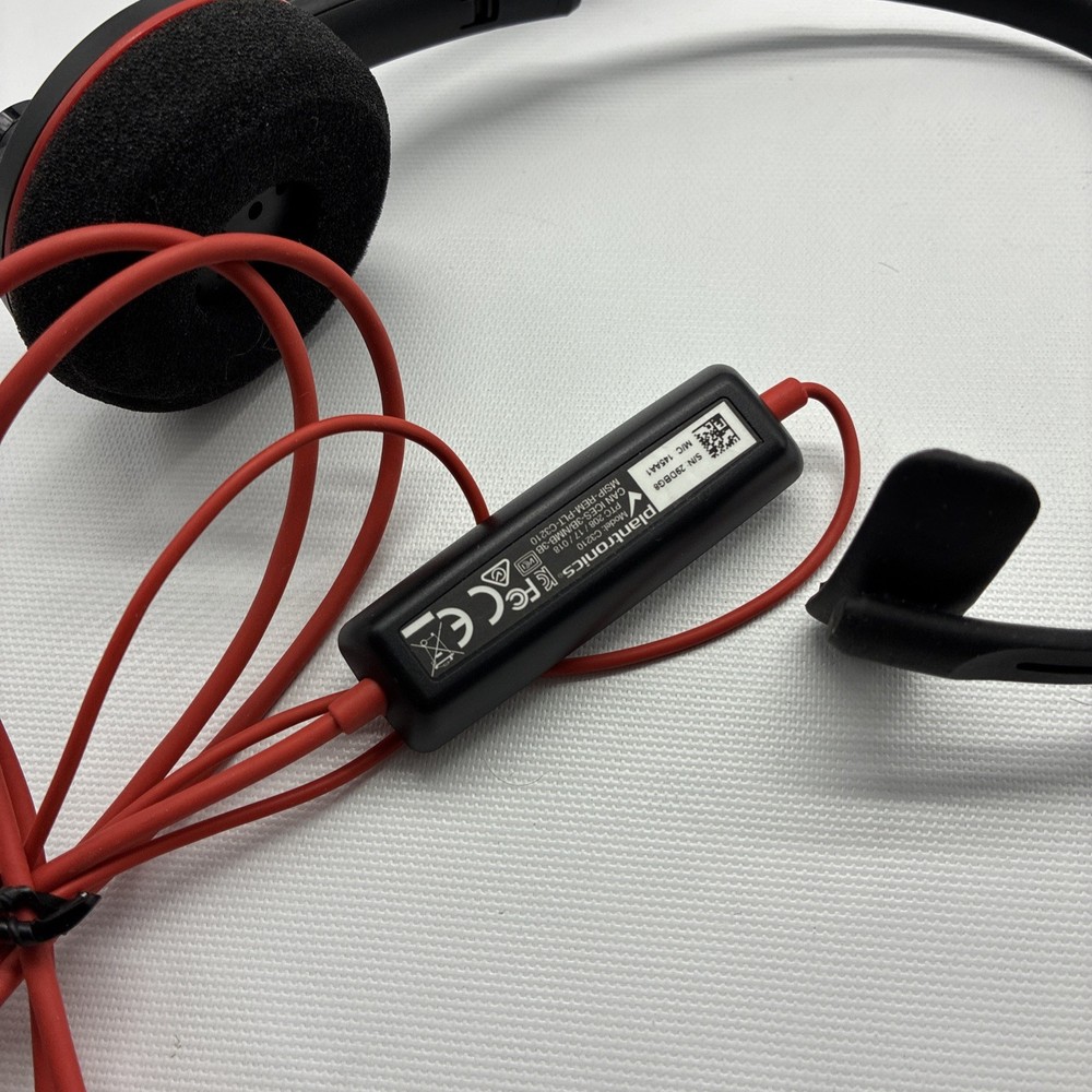 Plantronics Blackwire 3210 USB Over The Ear Headset Single
