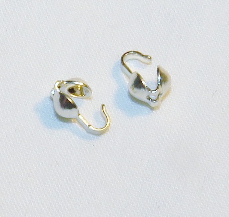 Forty-Two 3x8mm Sterling Silver Double Clam Shells