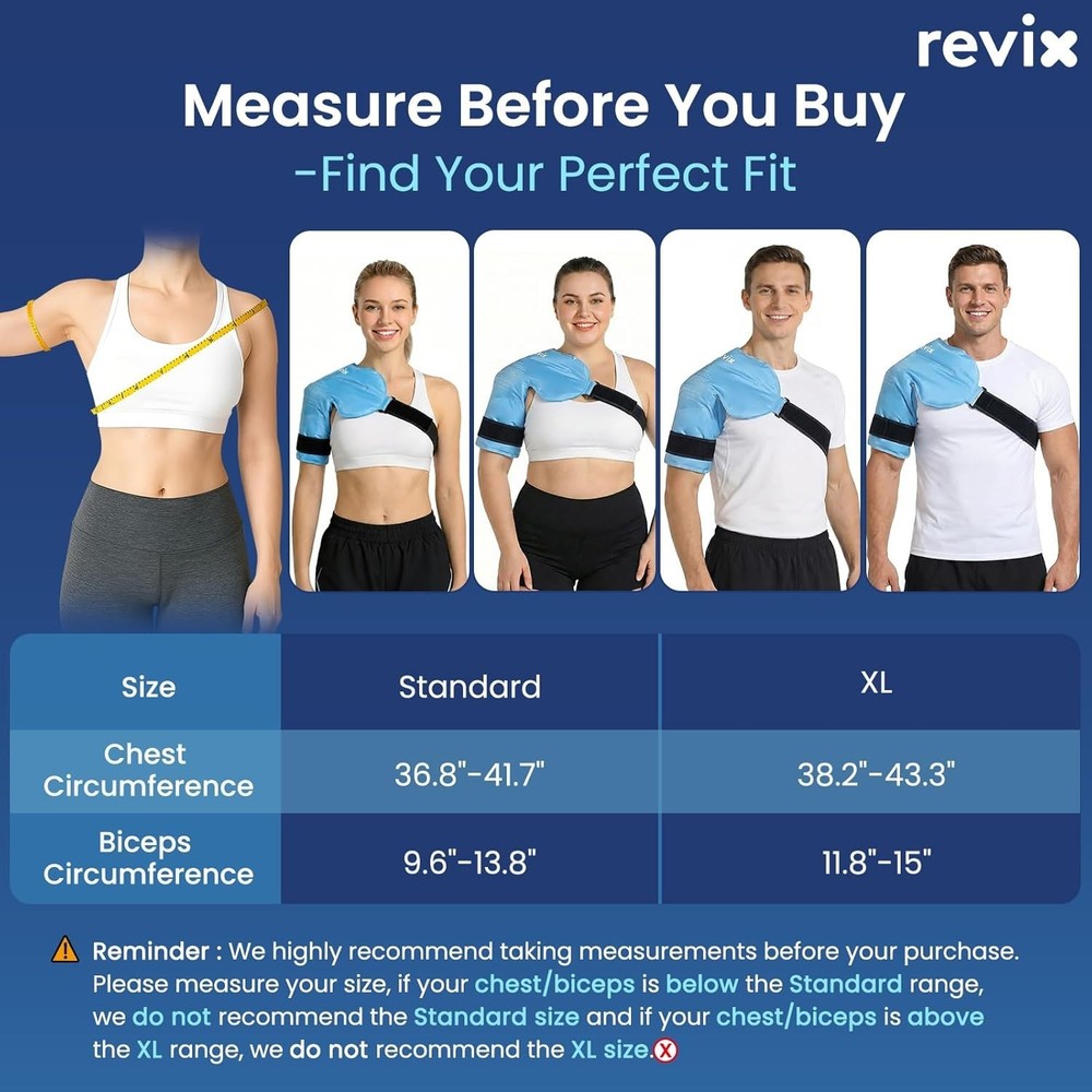 Flexible Shoulder Ice Pack with Long Lasting Relief