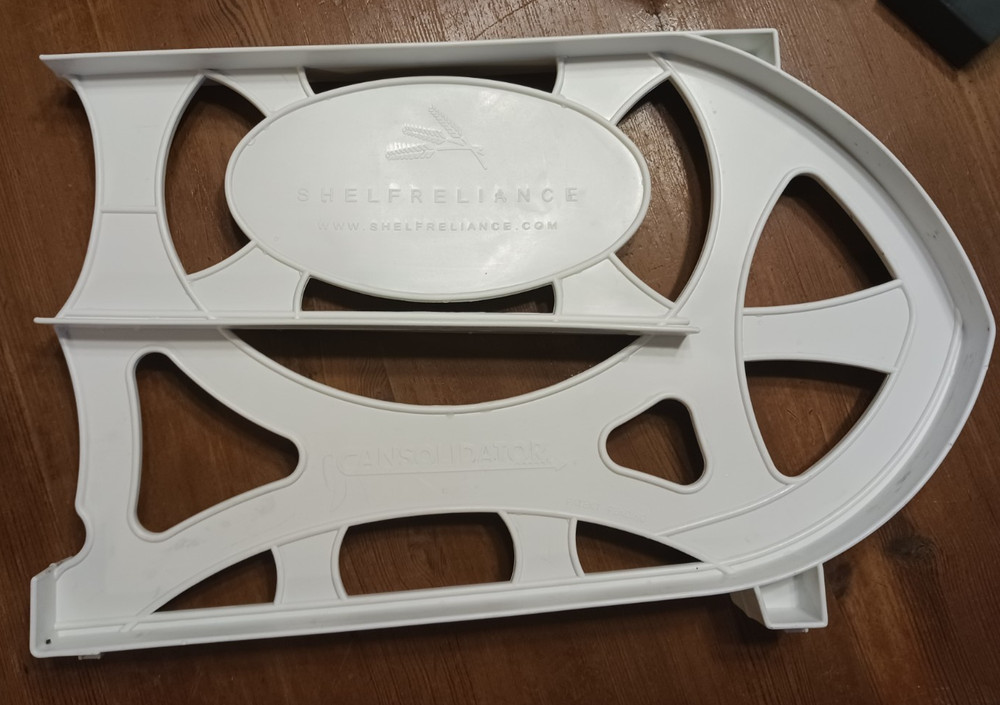 ShelfReliance Cansolidator Pantry Plus TRACK PANEL ONLY replacement part add on