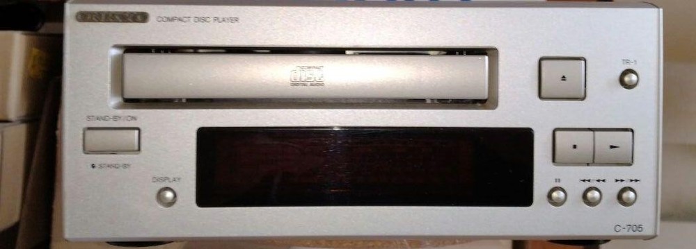 Onkyo C-705X CD Player Audio Stereo Silver DLA ALL Operation Tested