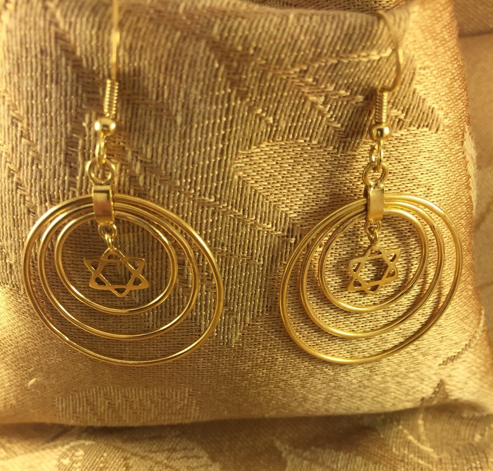 Gold Plated Earrings Handmade