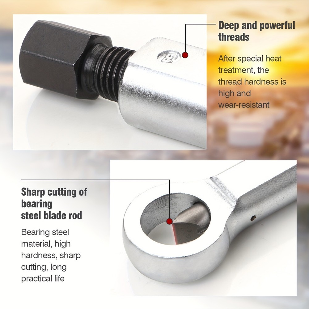 4Pcs Nut Splitter Cracker Set Heavy Duty 9-27mm Damaged Bolt Remover Tool