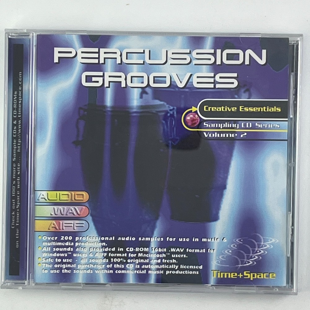 Zero-G Creative Essentials 2 Percussion Grooves Sample Sound Library CD