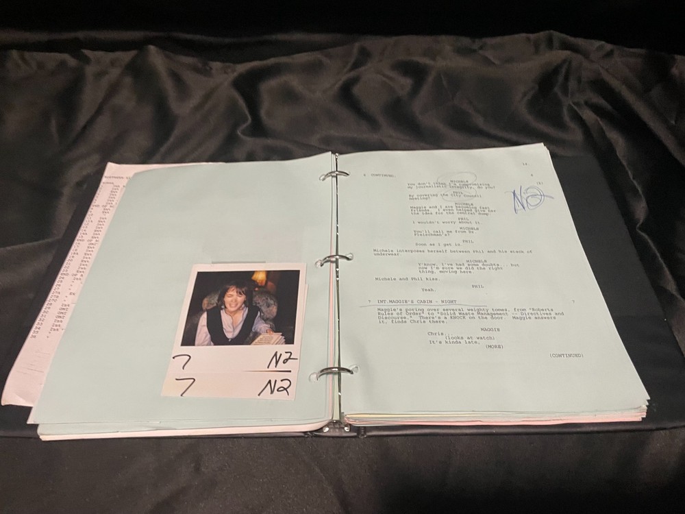 Northern Exposure Script with Cast Polaroids - Realpolitik