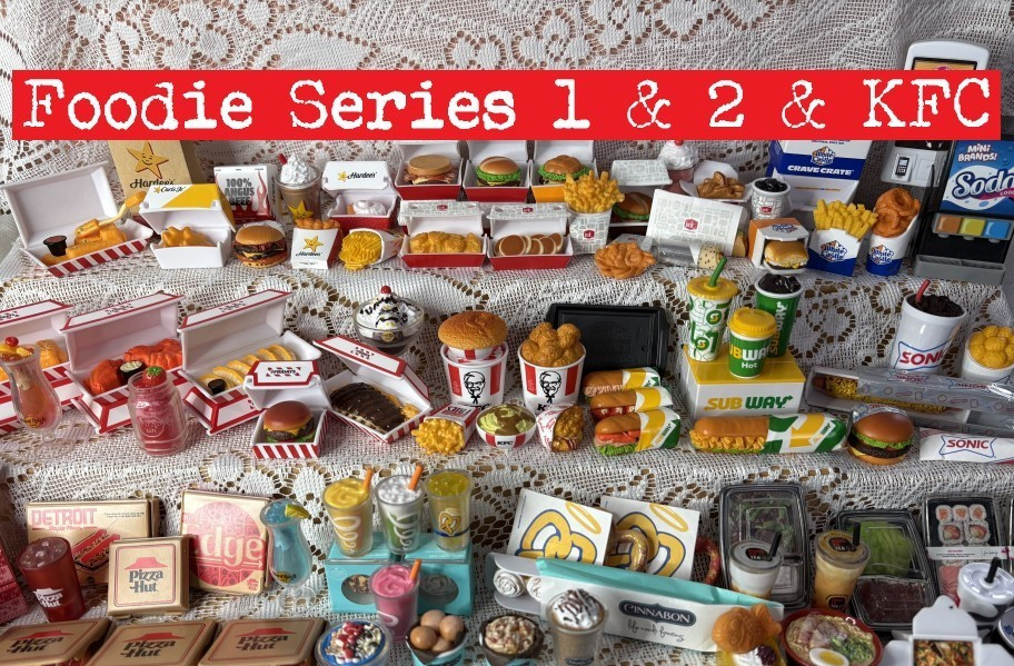Mini Brands Foodie 1 & 2 & KFC - Mix/Match - Combined Ship Available