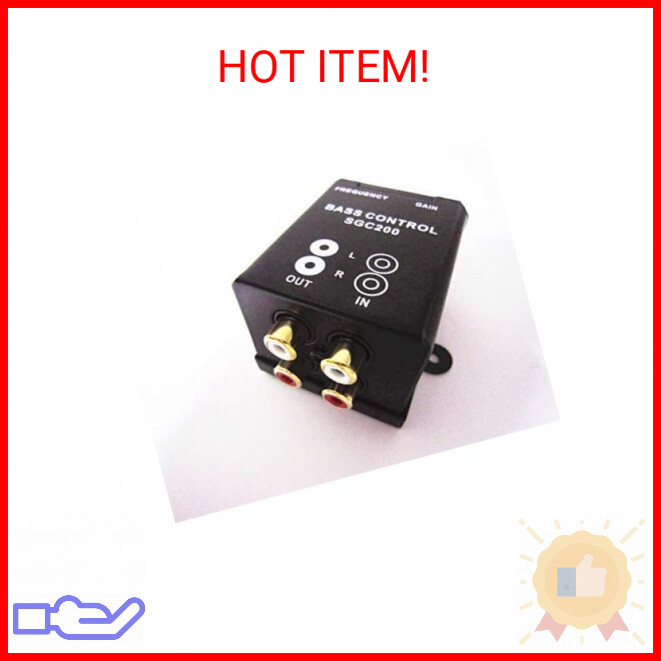 Car Home Amplifier Subwoofer Equalizer Crossover RCA Adjust Line Level Volume