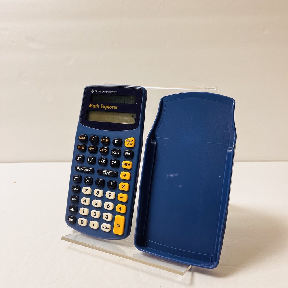 ⭐️ Texas Instruments Math Explorer Calculator Blue TESTED