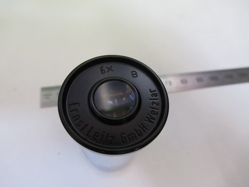 ERNST LEITZ WETZLAR GERMANY EYEPIECE 6X MICROSCOPE PART AS PICTURED 18-FT-12