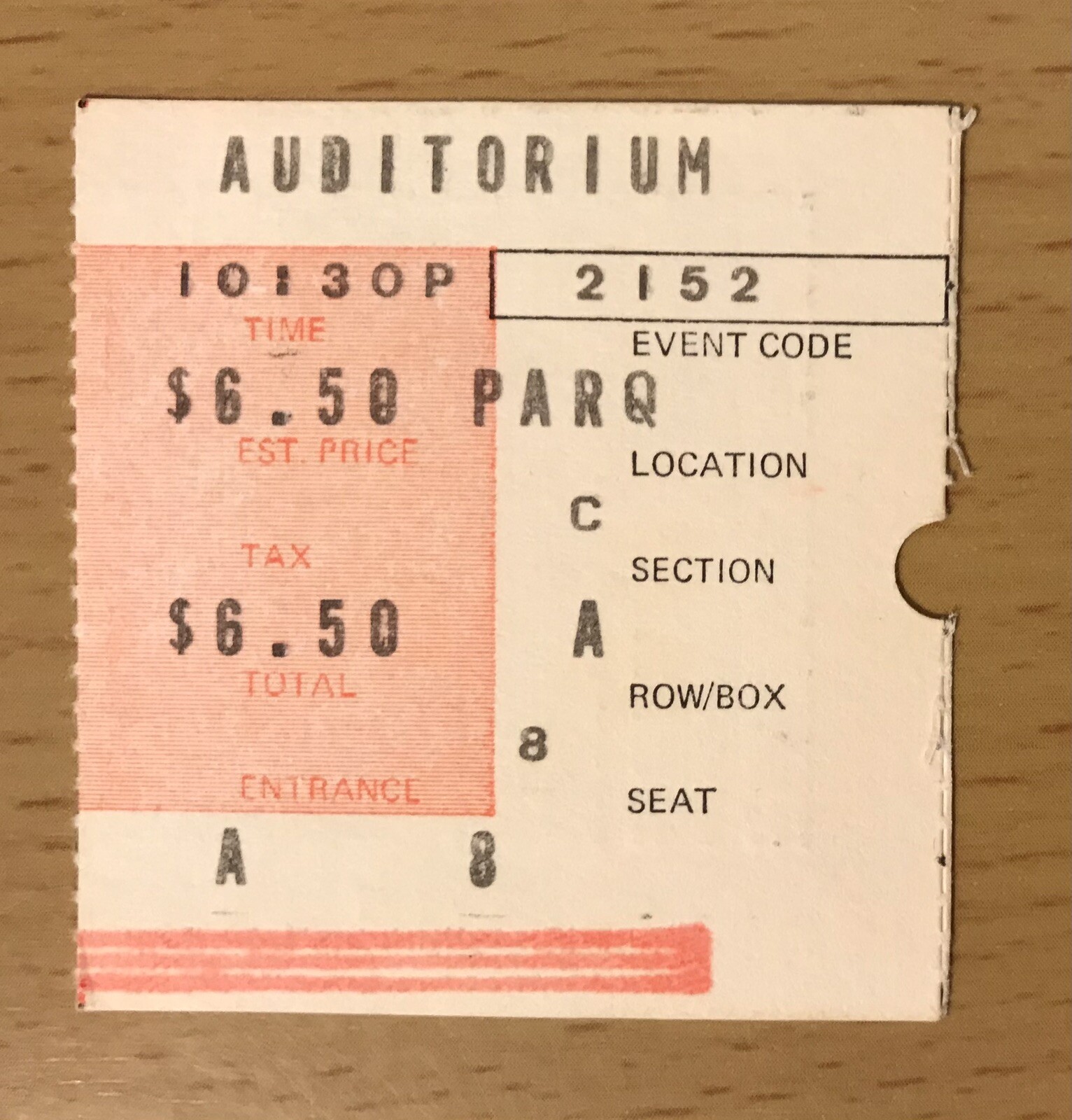 1970 THE DOORS ROADHOUSE BLUES TOUR CHICAGO FEB 15 2ND SHOW CONCERT TICKET STUB
