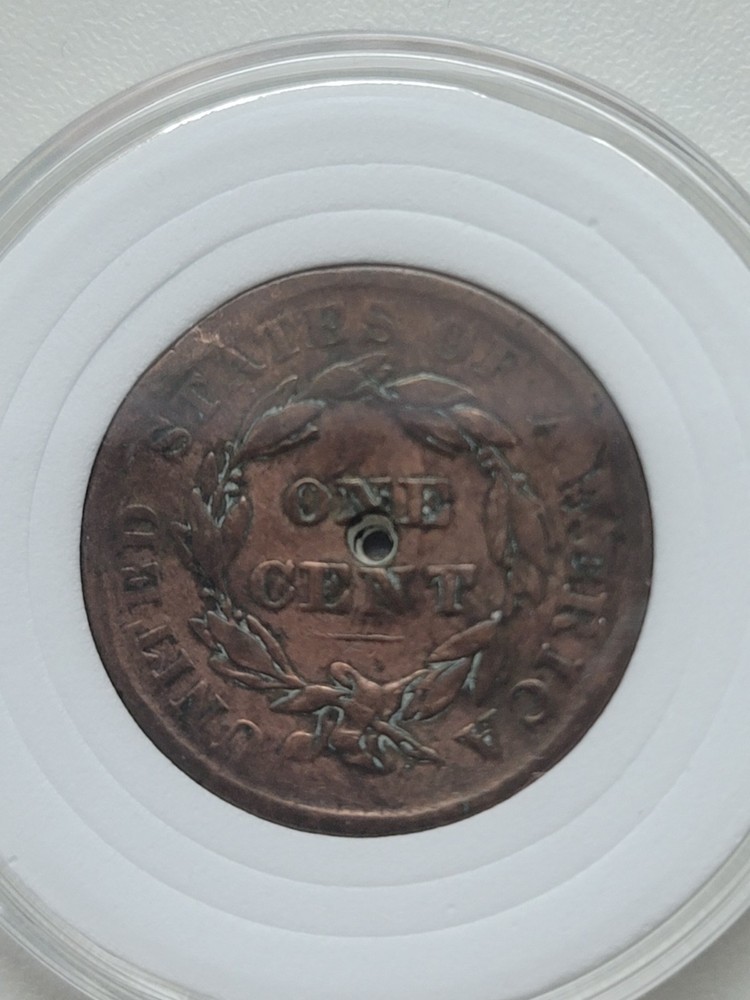1836 CORONET HEAD LARGE CENT