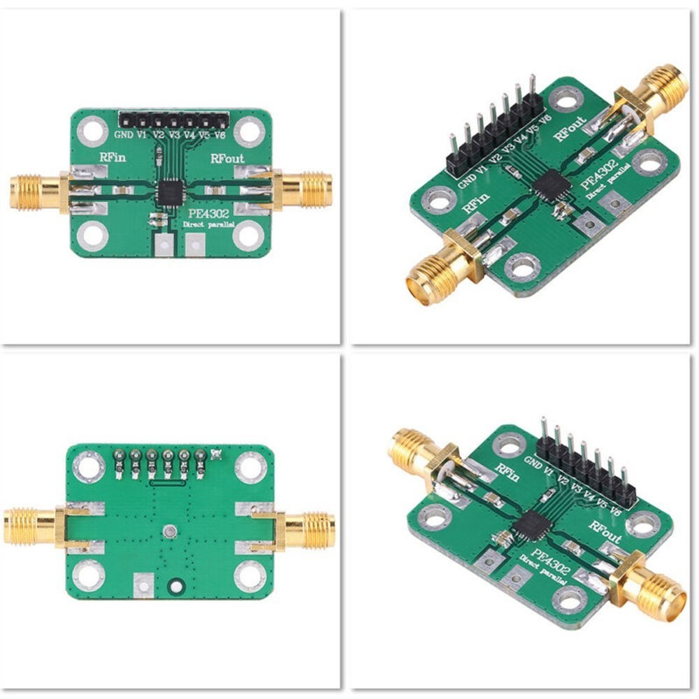 Programmable Gain Attenuator PE4302 Module Bandwidth from 1MHz to 4GHz