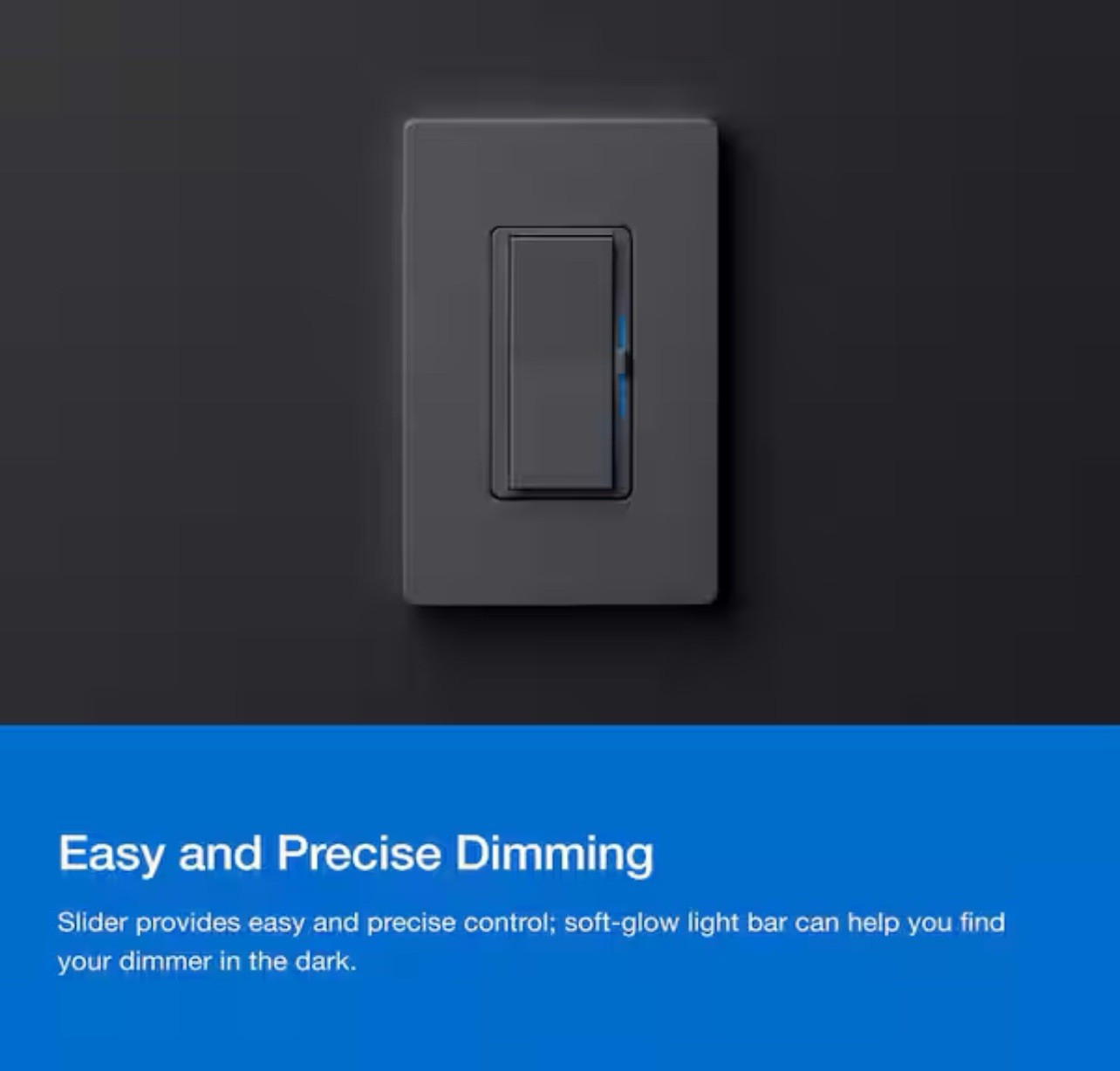 LutronDiva Smart Dimmer Switch Starter Kit for Caseta Smart Lighting DVRF-BDG1D