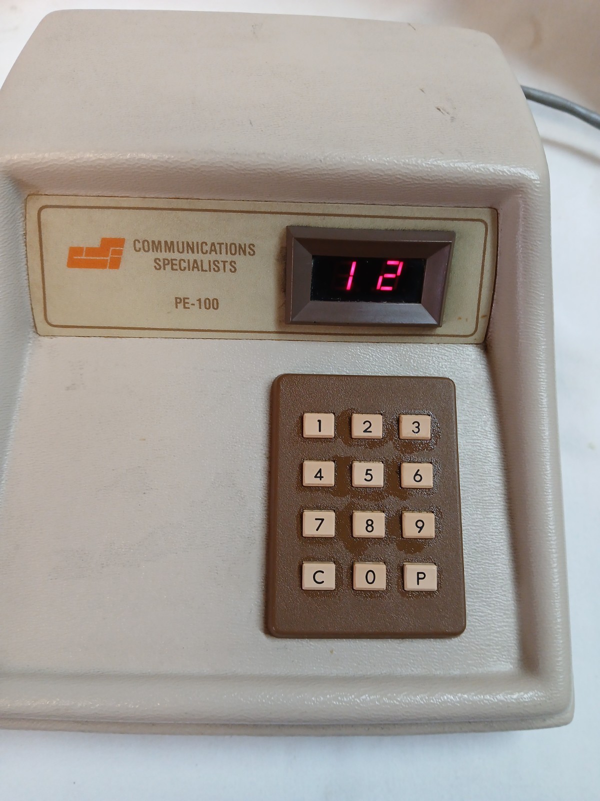 Communication Specialists PE-100 Two-tone sequential paging encoder