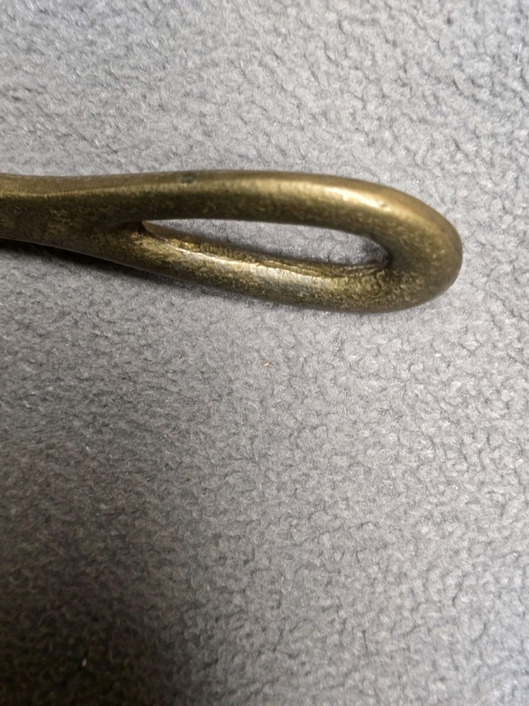 Vintage Brass Hydrant Spanner Wrench Non Sparking Tool Fireman