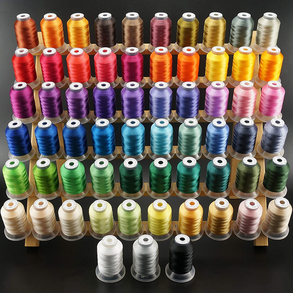 Colors Polyester Machine Embroidery Thread Kit 500M Each