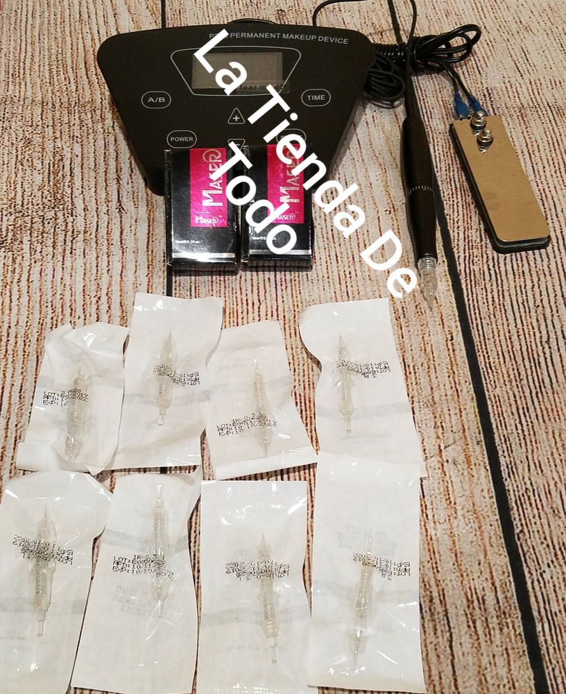 PERMANENT MAKEUP MAKE UP THREADING DEVICE MACHINE & ACC FOR P300 USERS READ