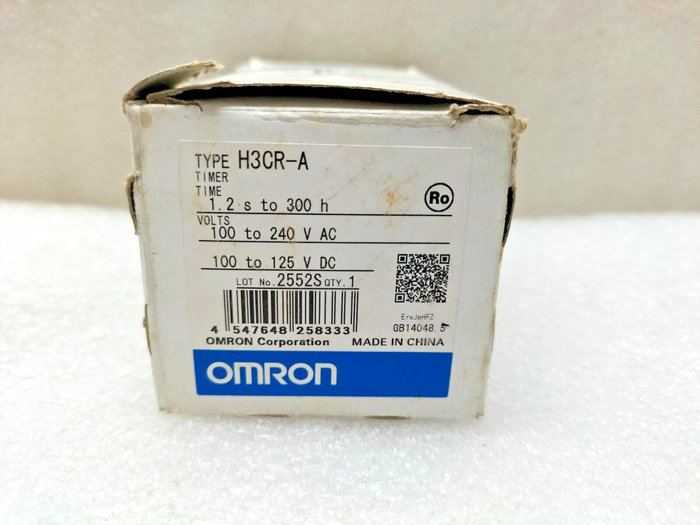 Omron H3CR-A Timer 0-1.2 Min 100-240VAC