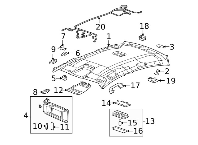Genuine GM Indicator Bezel 9039777