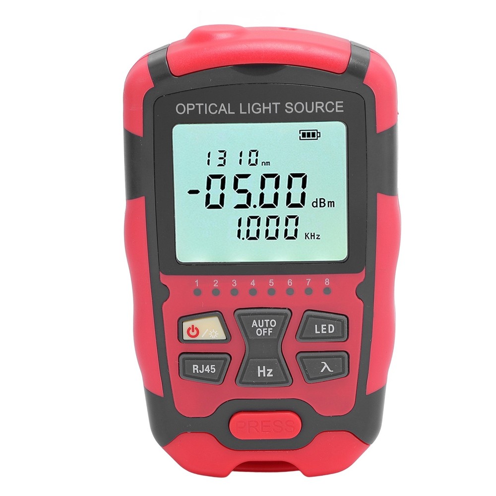 Fiber Optic Light Source 1550nm SC FC Interface RJ45 Test Optical Light Source