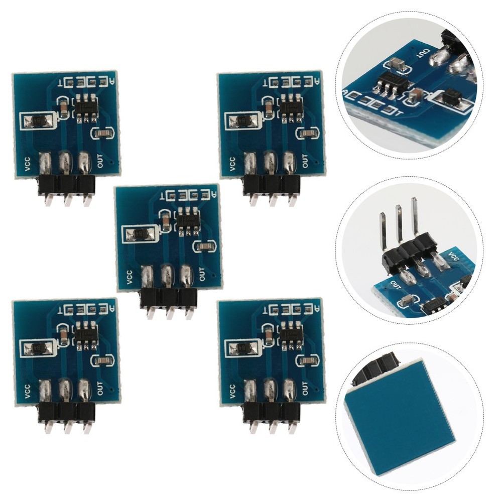5 Pcs Module Self-locking Capacitive Switch Single Modifies Sensor