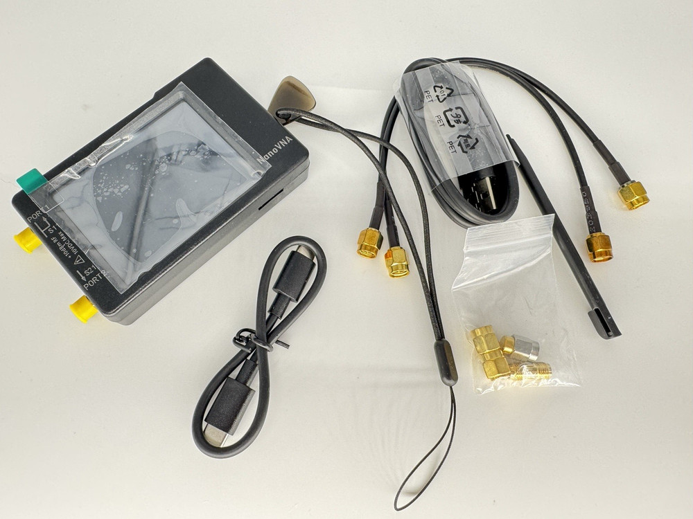 NanoVNA Handheld Vector Network Analyzer – Complete RF Test Kit