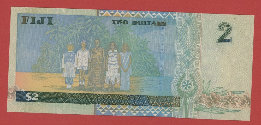 FIJI 2 DOLLARS ( 2002 ) PICK # 104a UNC.