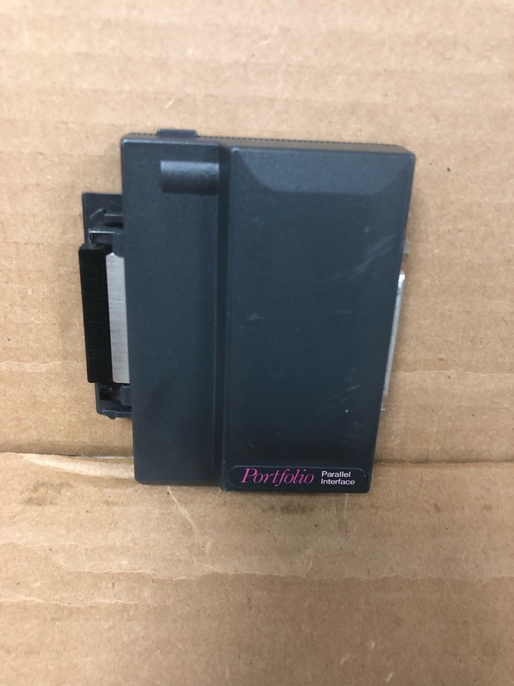 ATARI HPC-101 Portfolio Parallel Interface Serial Port Interface Grey Pink