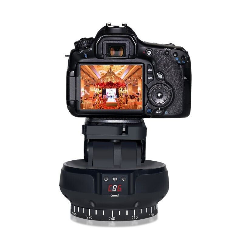 Electric Wireless PTZ 360 Panorama Remote Control Rotation Dual Axis Stabilizer