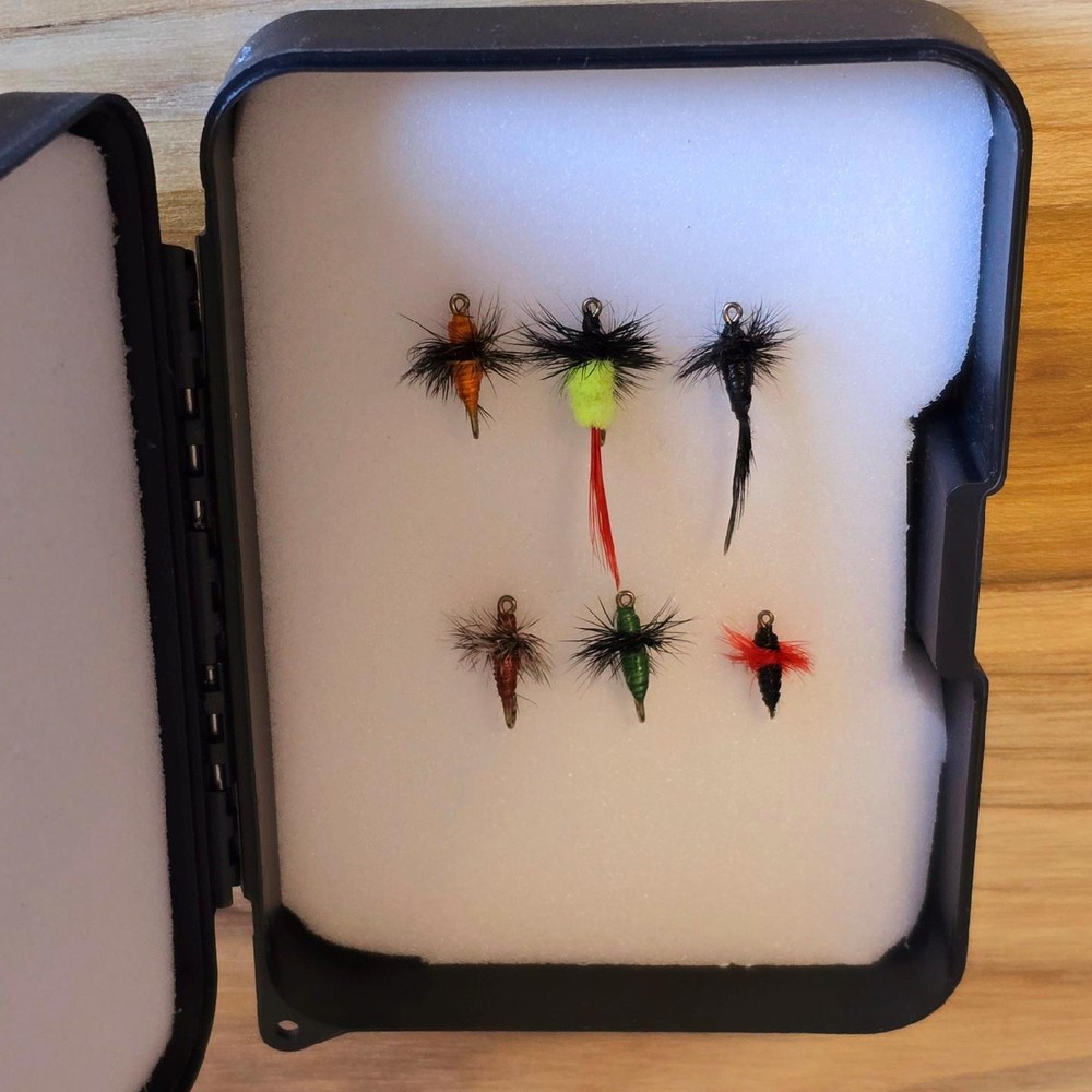 Kingfisher Tackle Fly Box Foam Insert Impact-Resistant Plastic Construction