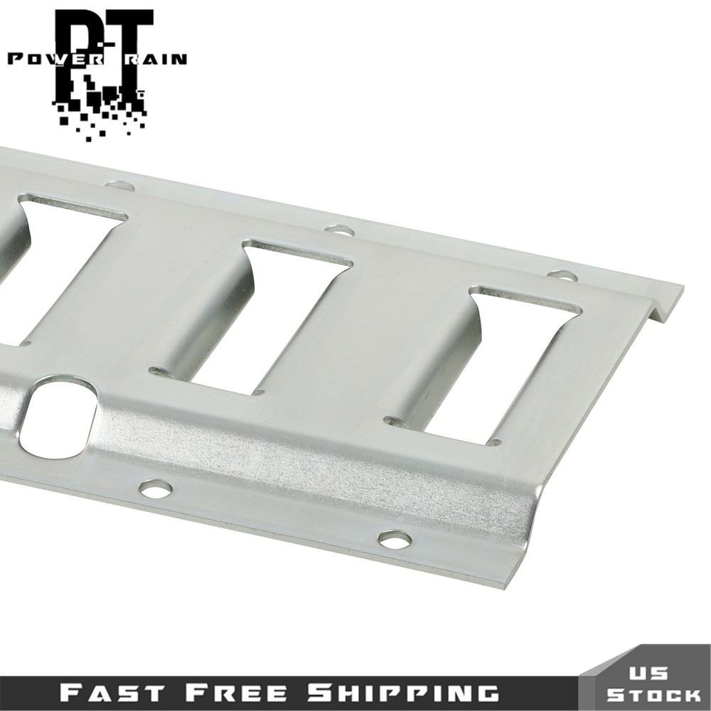 12PCS E Track Tie-Down Rail Kit Trucks Vans Garages Trailer Tie Down System