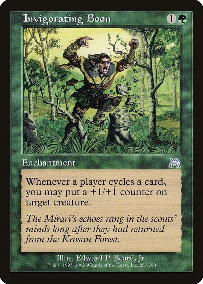 Invigorating Boon Onslaught 267 MTG MP