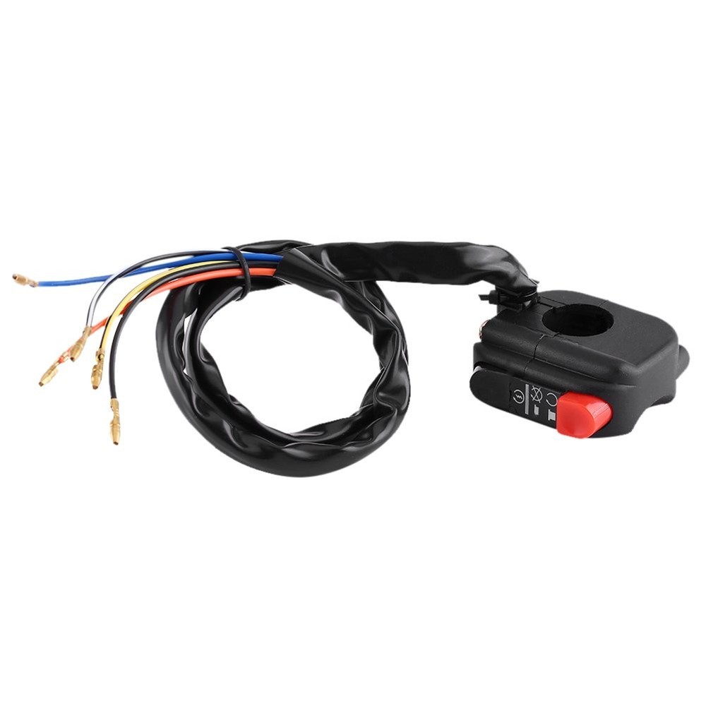 7/8'' Universal Motorcycle Engine Stop Start Kill Switch,Motorbike Waterproof On
