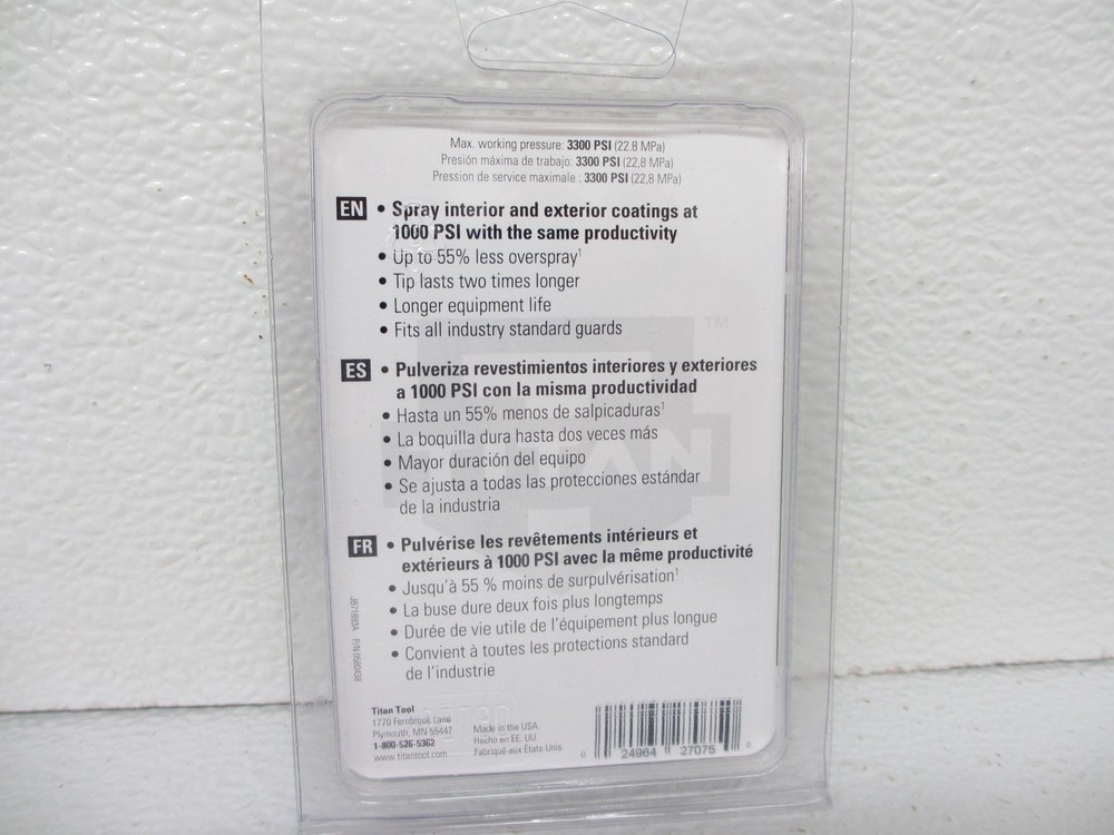 Titan 330-311A TR1 HEA Reversible Spray Tips