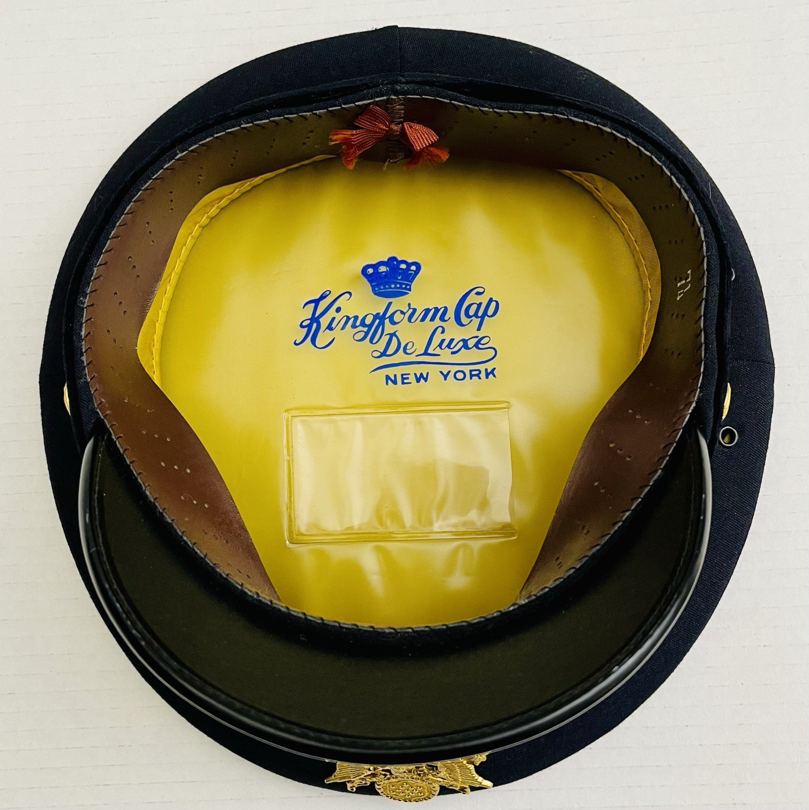 US Army Generals Dress Visor Hat Kingform 7 1/4 Post Vietnam