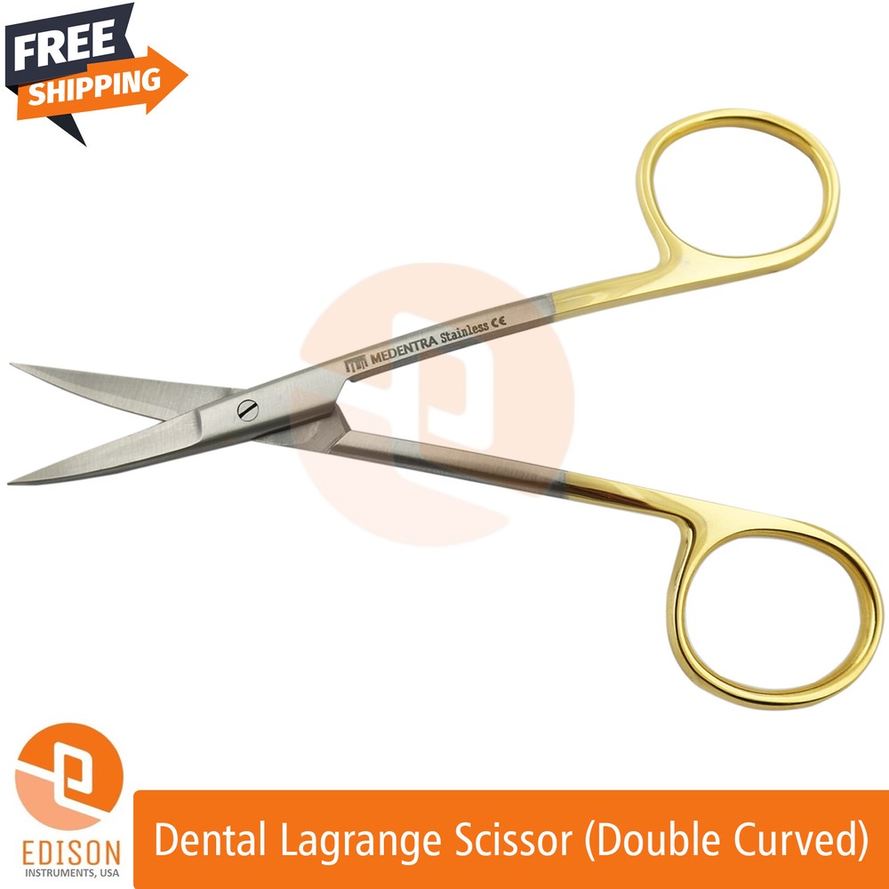 Surgical Lagrange Dissecting Scissors Precision Tip 14cm TC Dissection Tool