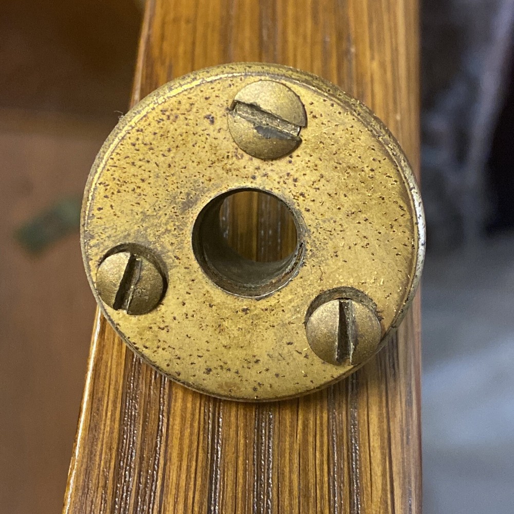 Thomas Edison Disc Phonograph B250 Original Crank Arm ESCUTCHEON HARDWARE