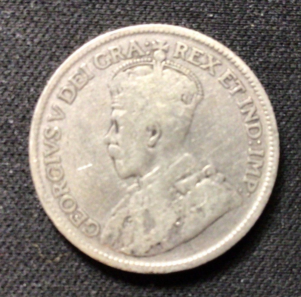 1936 Canada Silver! 25 Cents! ENN Coins