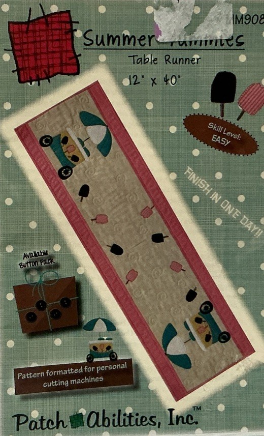 Summer Yummies Table Runner By Patch Abilities Inc. MM908