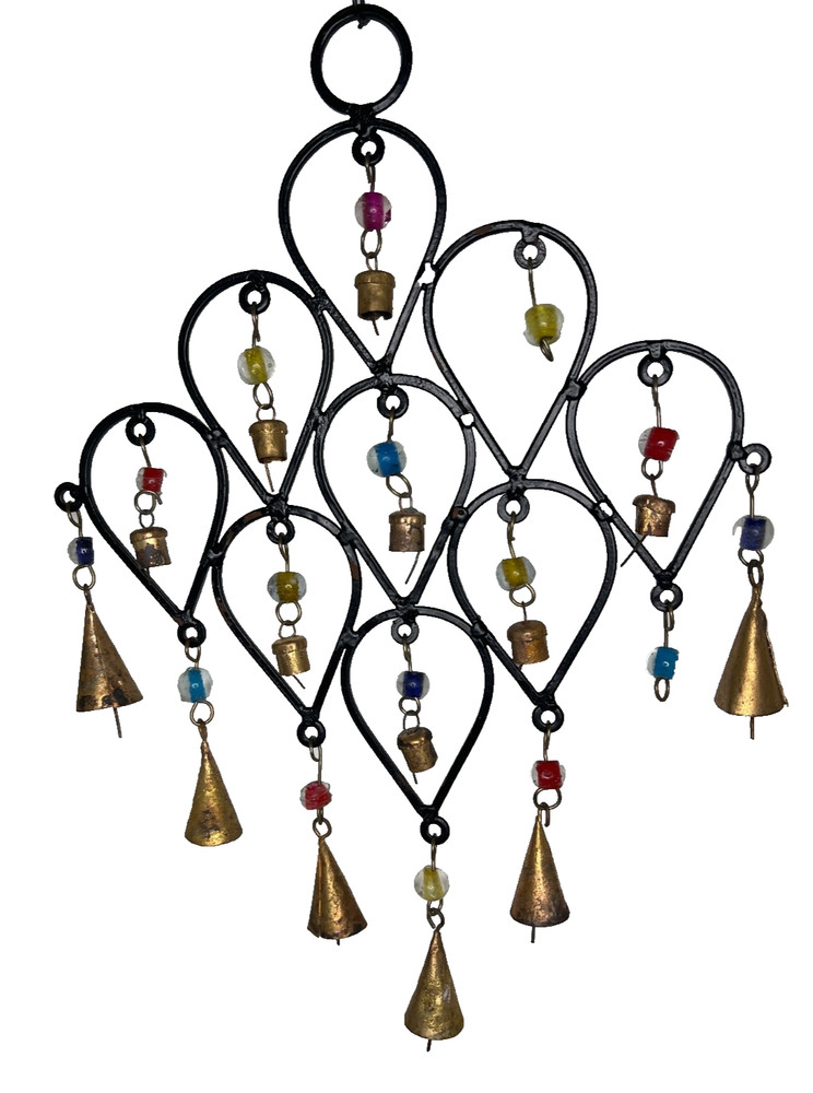 Metal Copper Bells Wind Chimes - Missing Two Bells