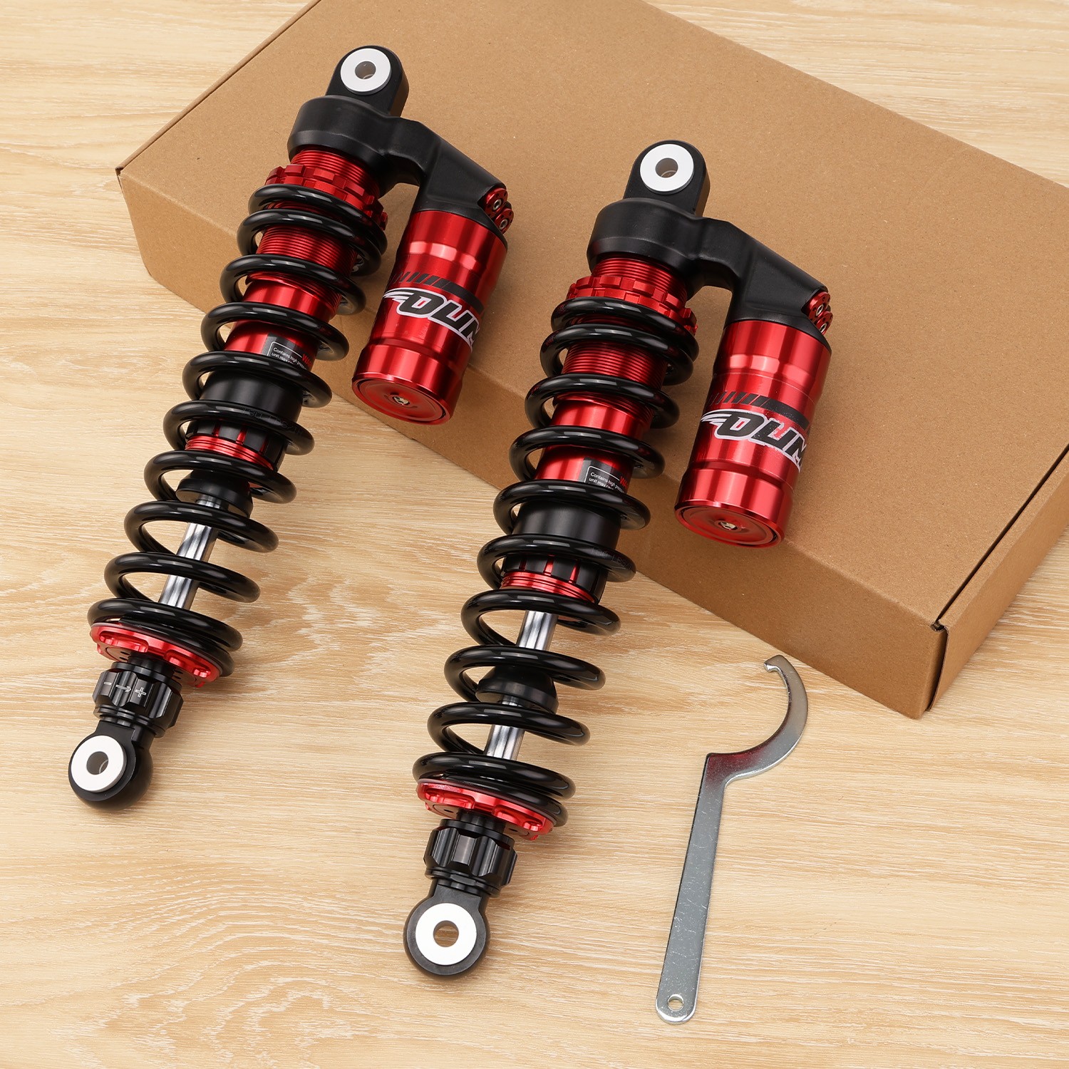 ADJUSTABLE STAGE 3 FRONT AIR SHOCKS ABSORBERS FOR HONDA SPORTRAX 300EX TRX300EX